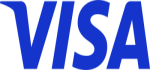 Visa logo blue Visa logo blue